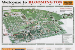1999 IU Bloomington campus map